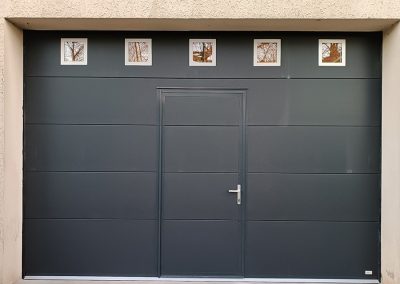 Porte sectionnelle habitat one fermeture