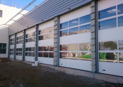porte sectionnelle industrielle one fermeture