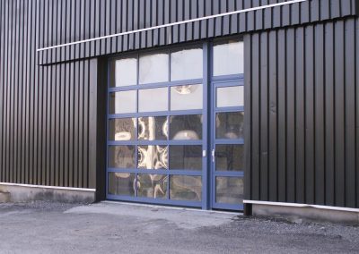 porte sectionnelle industrielle one fermeture